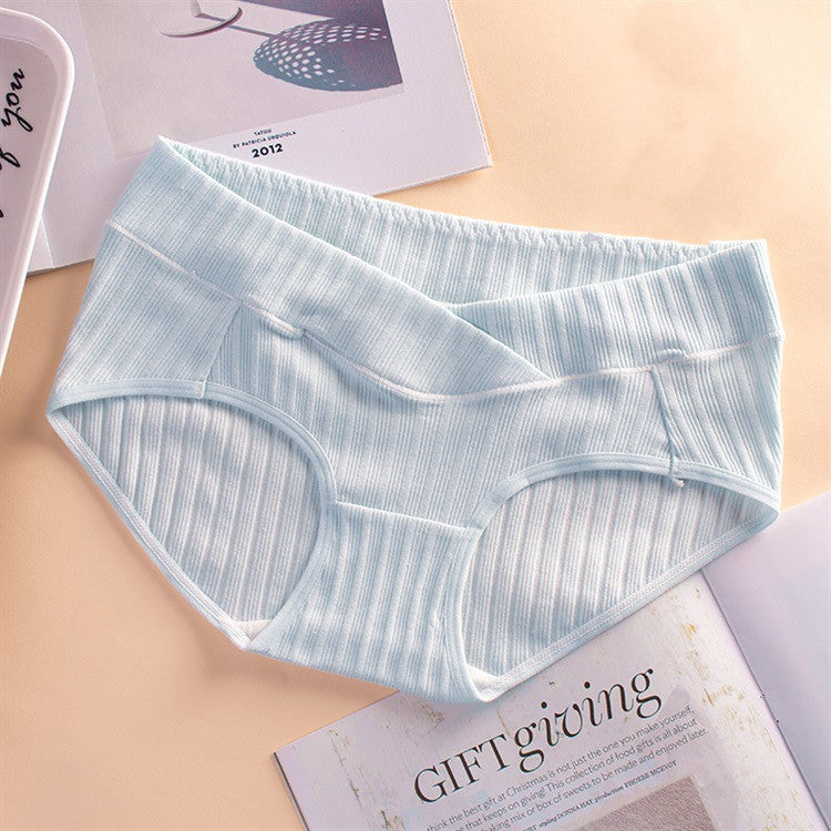 ChicBump™ over-bump maternity underwear in grey — front view