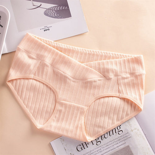 ChicBump™ antibacterial maternity underwear in nude — front product view