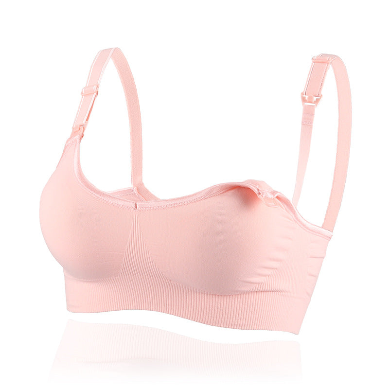 ChicCross™ seamless nursing bra side view, U-shape support detail