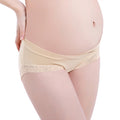 ChicLace™ lace maternity underwear in black — front product view