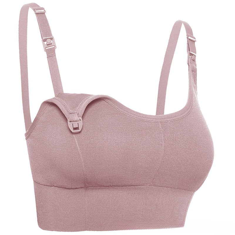 ChicPush™ anti-sagging nursing bra side view showing wire-free band