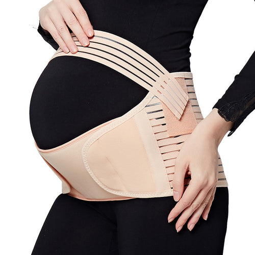 ChicBelly™ 3-in-1 belly support belt in black — bump support panel
