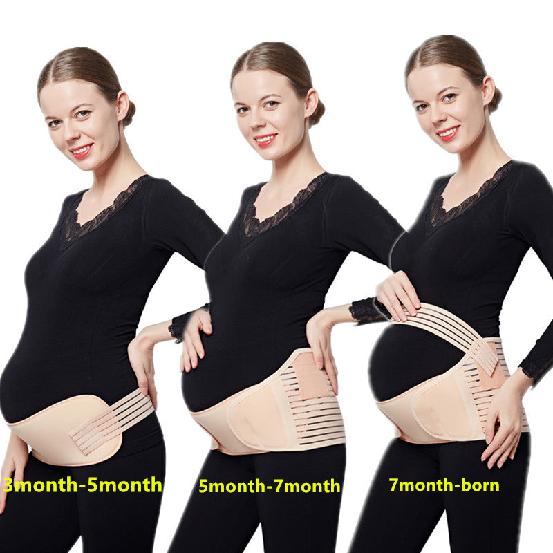 Pregnant woman wearing ChicBelly™ 3-in-1 belly band, third trimester support