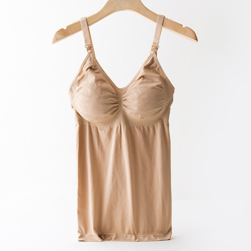 ChicVest™ nursing camisole nursing-access clip detail