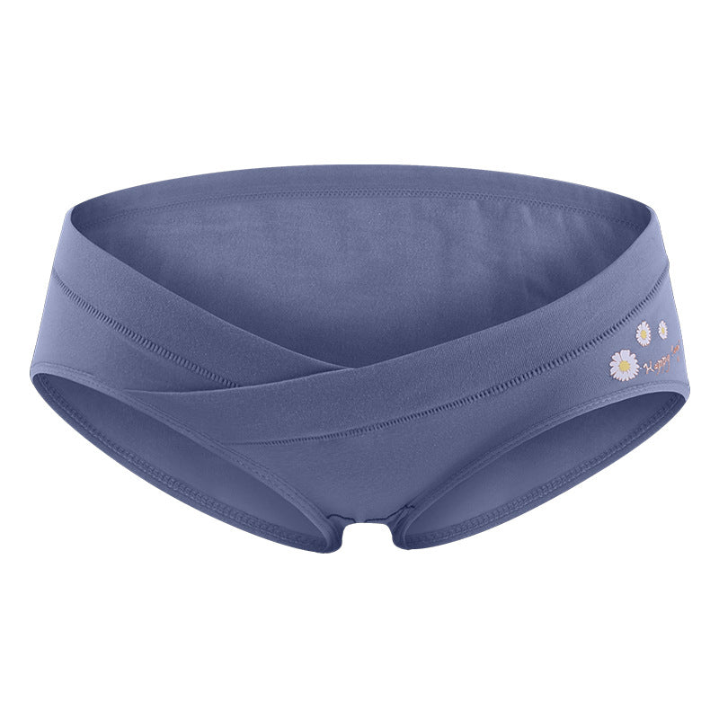 ChicDaisy™ low-rise maternity underwear in yellow — front view