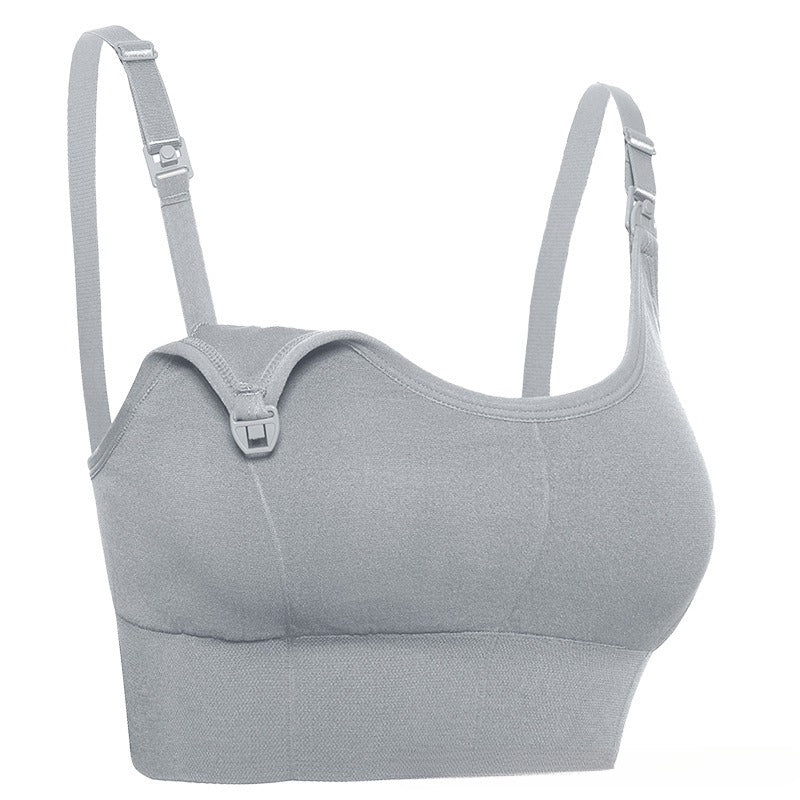 ChicPush™ push-up nursing bra in nude — front product view