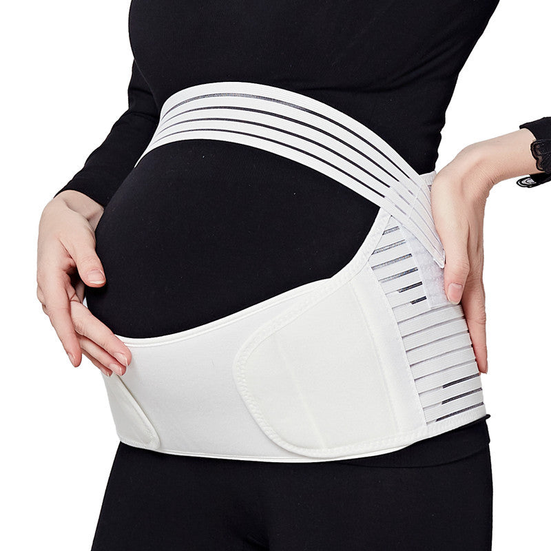 ChicBelly™ 3-in-1 belt — full set components flat lay