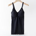 ChicVest™ nursing camisole in nude — front product view