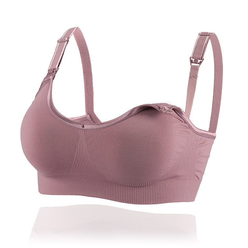 ChicCross™ seamless nursing bra fabric texture close-up