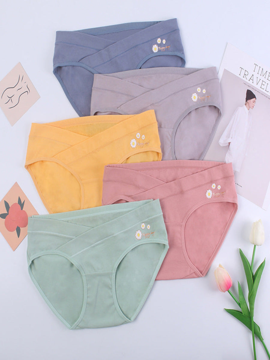 ChicDaisy™ cotton maternity underwear in nude — front product view